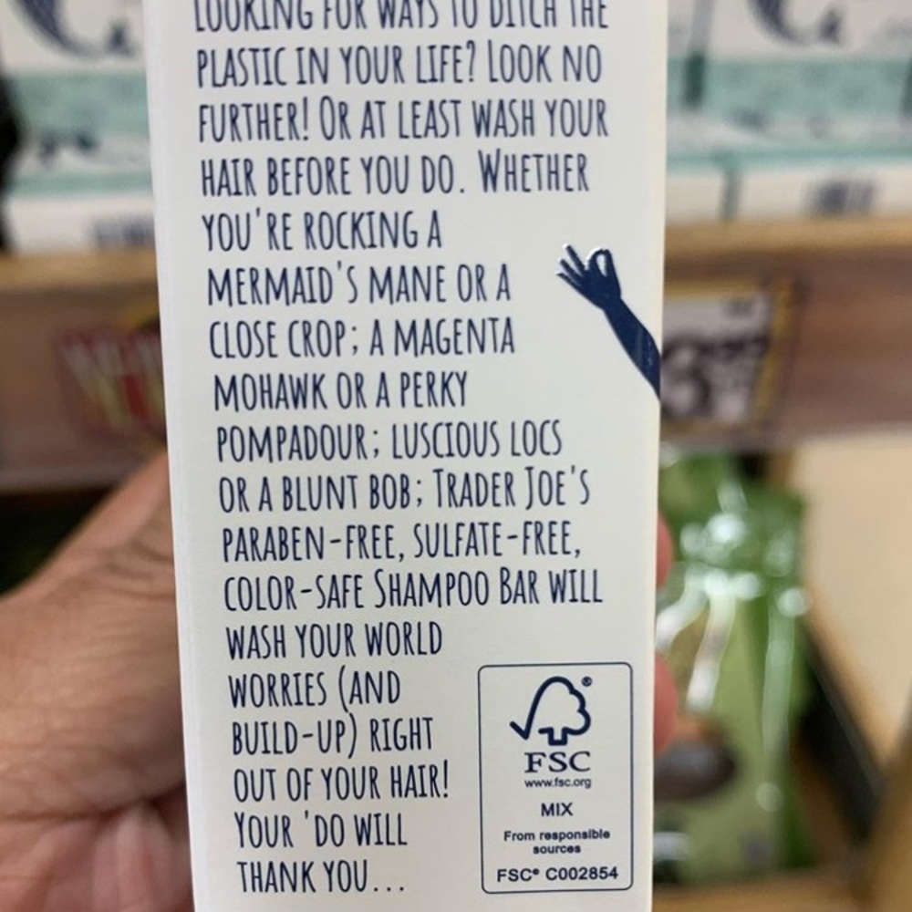 Trader Joe’s Shampoo Bar - Peppermint Tea Tree Oil - Picture 3 of 4